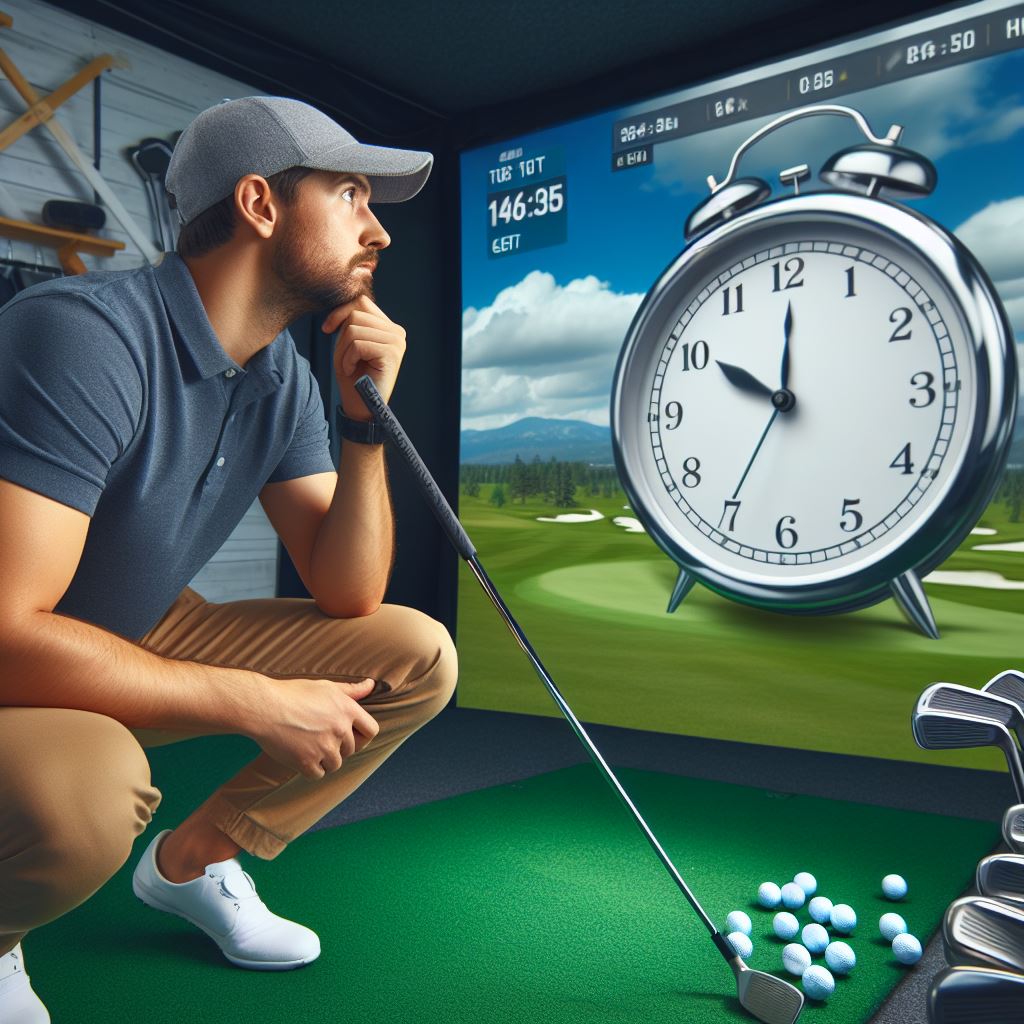 Golf Simulator Putting Time