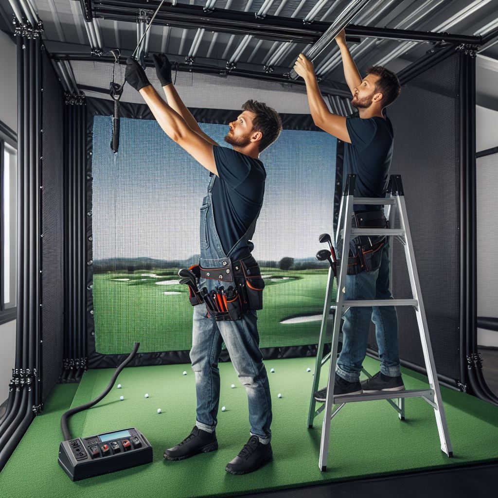 DIY Golf Simulator Enclosure