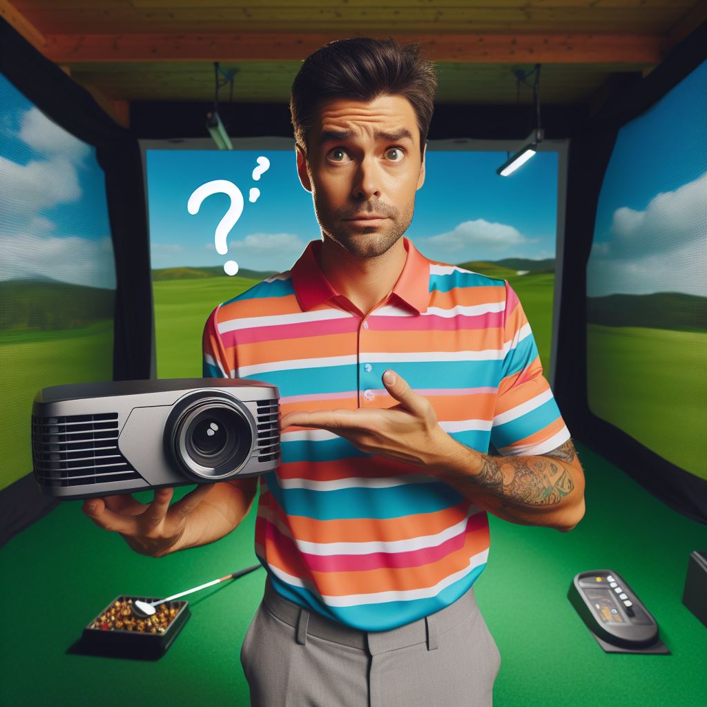 Golf Simulator Projector Placement