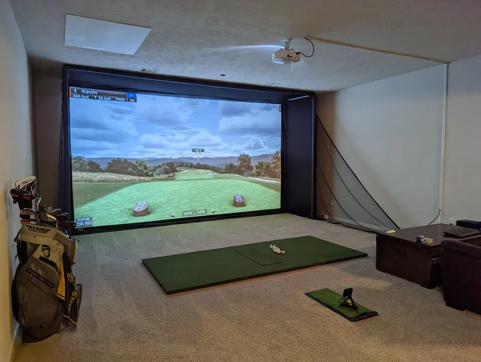Golf Simulator Room Ideas 11