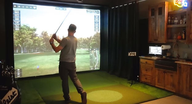 Golf Simulator Room Ideas 13