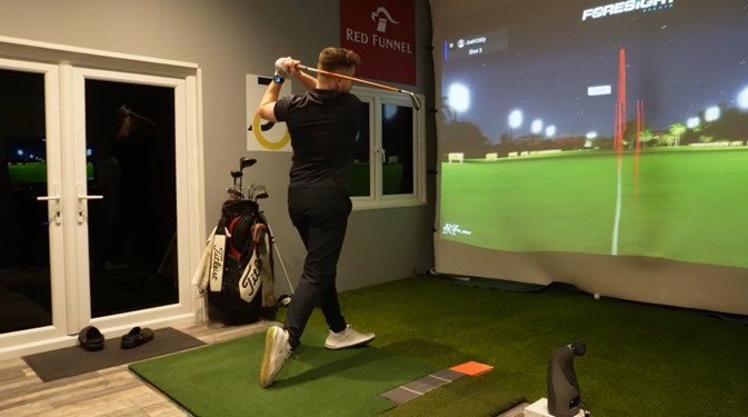 Golf Simulator Room Ideas 18
