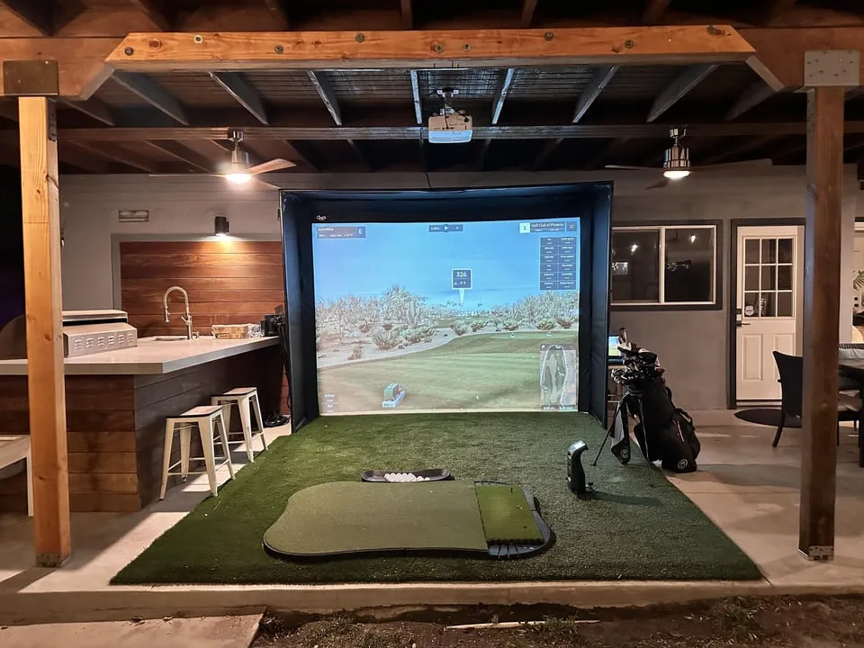 Golf Simulator Room Ideas 2