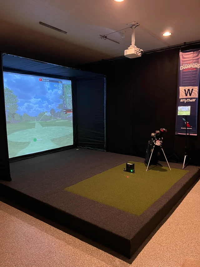 Golf Simulator Room Ideas 20