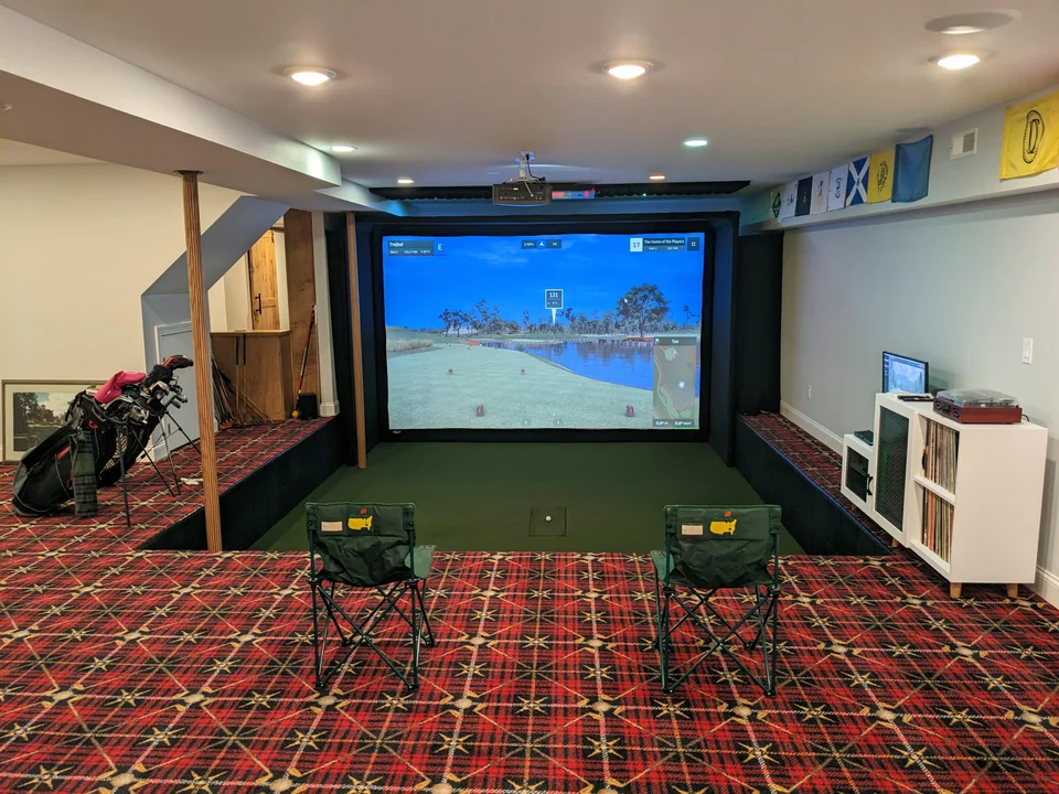 Golf Simulator Room Ideas 5
