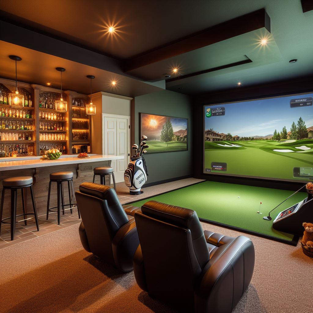 Golf Simulator Room Ideas