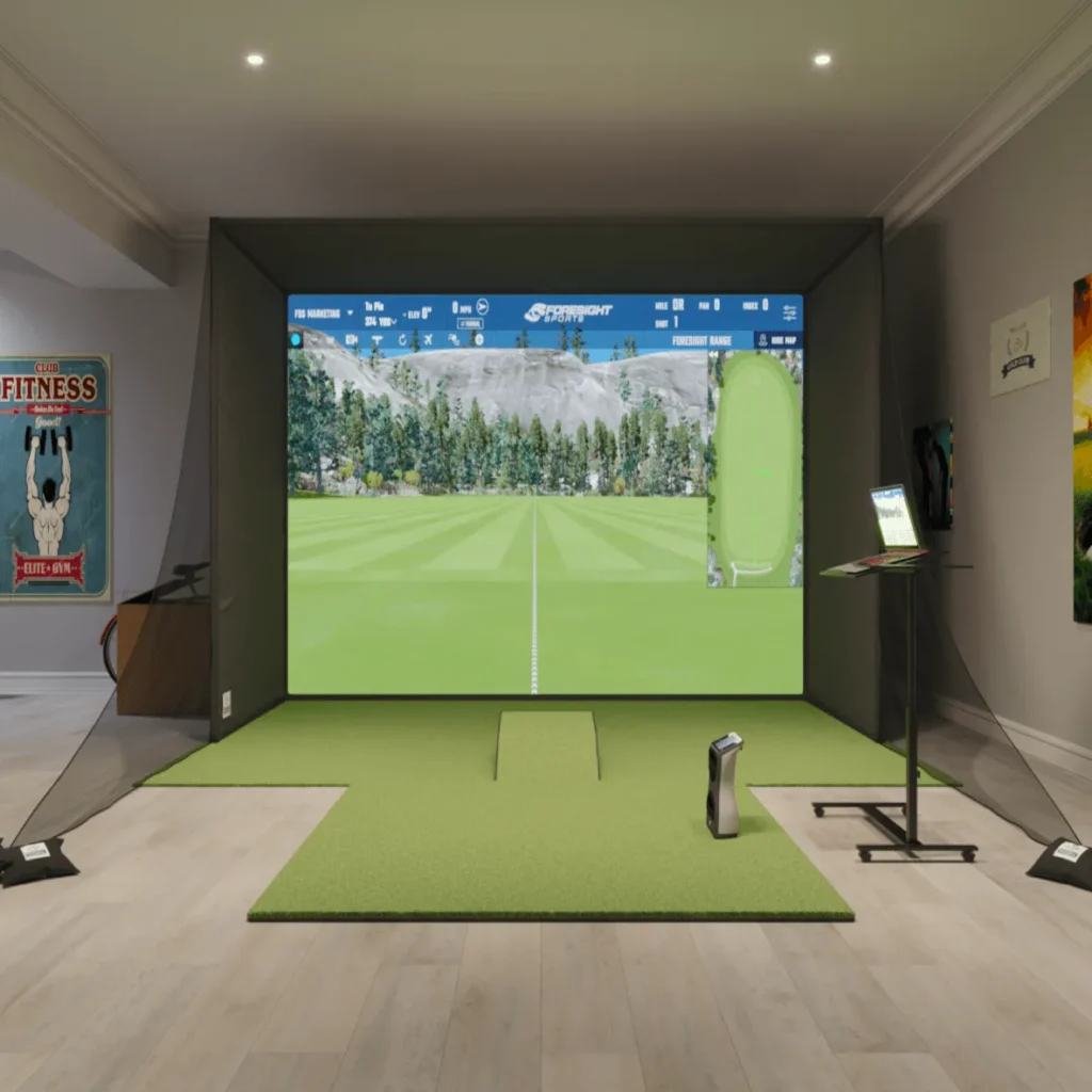 Golf Simulator Flooring - SwingTurf Landing Pad