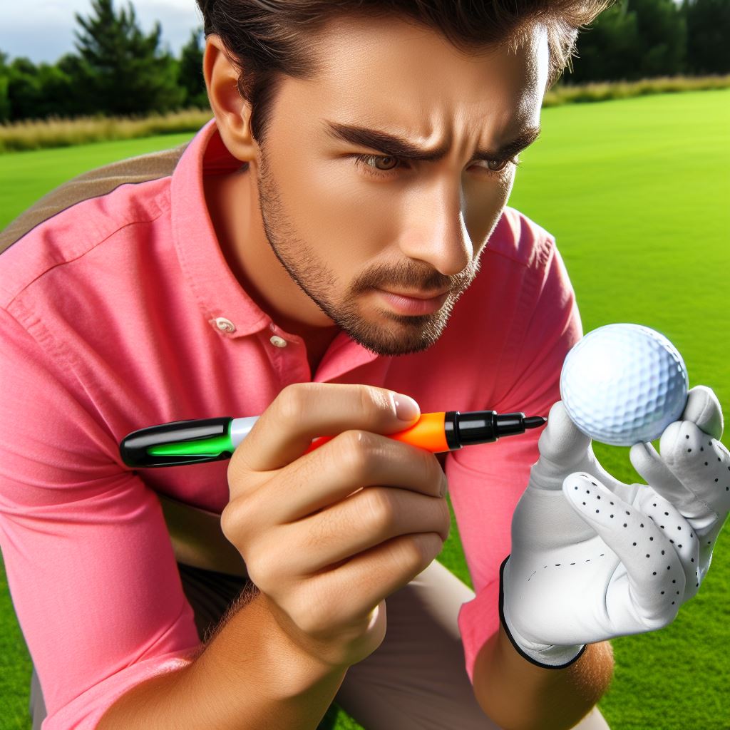 Golf Simulator Balls Marker