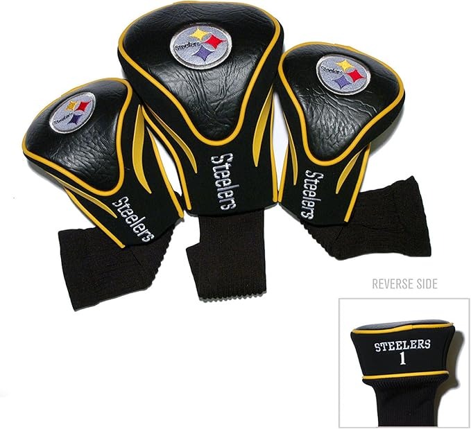 Golf Gift Under $50: Pittsburgh Steelers Golf Head Covers